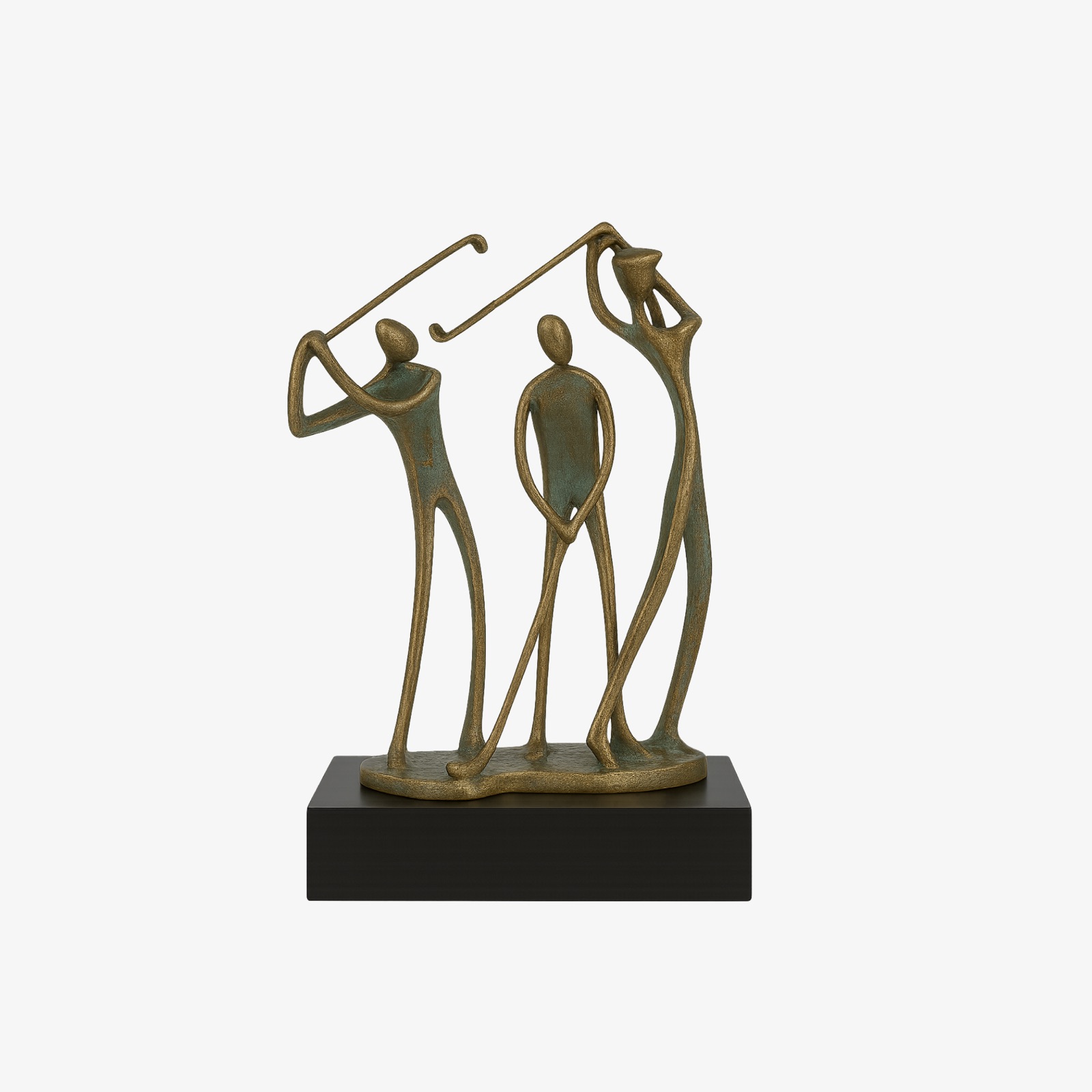 Trofeo de equipo en bronce para golf
