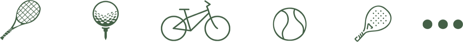 Iconos deportivos - golf, tenis, pádel para trofeos personalizados